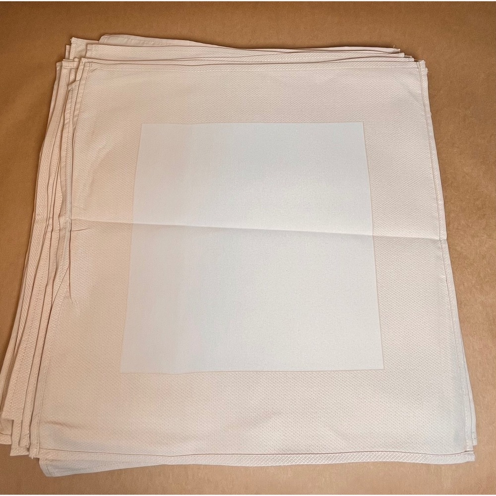 Ivory Linen Look Cloth Napkins 20x20 Wedding Banquet Event Table Linens (25)